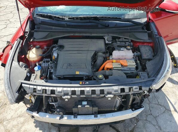 KNDCC3LCXN5532491 2022 KIA NIRO Red Вид підкапотного простору