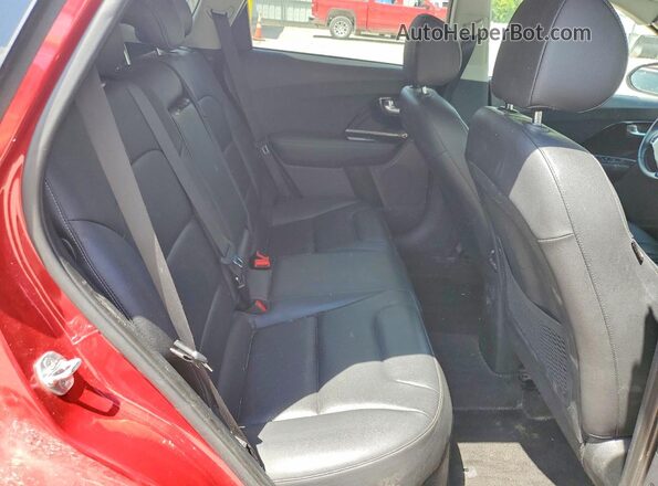 KNDCC3LCXN5532491 2022 KIA NIRO Red Вид задньої частини салону