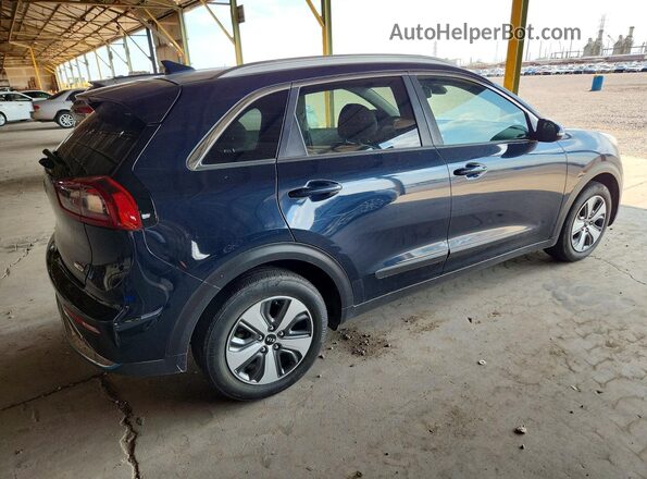 KNDCC3LD1J5203326 2018 KIA NIRO Черный Задняя правая четверть