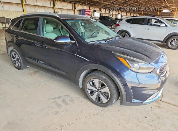 KNDCC3LD1J5203326 2018 KIA NIRO Черный Передняя правая четверть