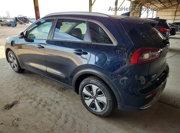 KNDCC3LD1J5203326 2018 KIA NIRO Черный Задняя левая четверть