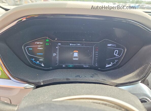 KNDCC3LD1L5432432 2020 KIA NIRO Blue Widok zestawu wskaźników