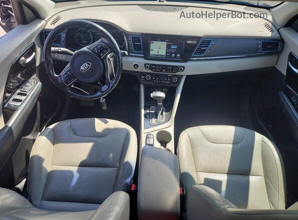 KNDCC3LDXK5222149 2019 KIA NIRO White Առջևի վահանակի տեսք