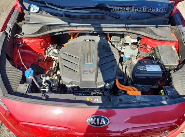 KNDCC3LG2M5104013 2021 KIA NIRO Red Вид задньої частини салону