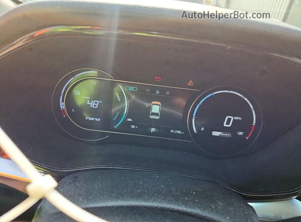 KNDCC3LG2N5160292 2022 KIA NIRO Gray Vista del cuadro de instrumentos