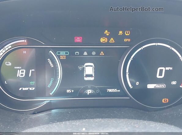 KNDCC3LG9N5158538 2022 KIA NIRO EV Gray 