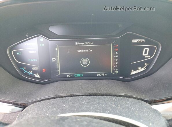 KNDCD3LD2N5537982 2022 KIA NIRO Blue Widok zestawu wskaźników