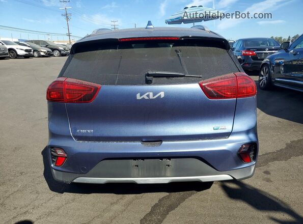 KNDCD3LD2N5537982 2022 KIA NIRO Blue Widok z tyłu