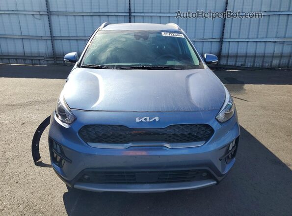 KNDCD3LD2N5537982 2022 KIA NIRO Blue Widok z przodu