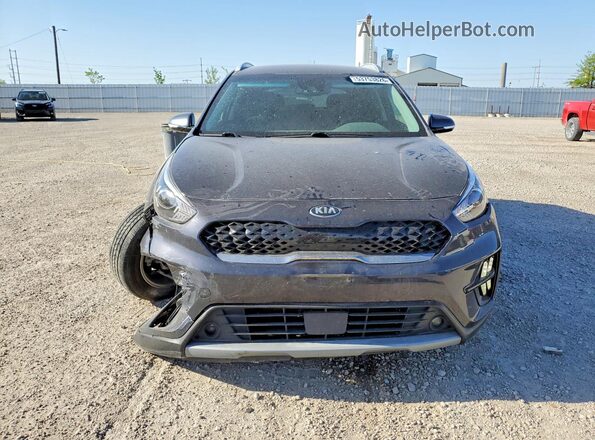 KNDCD3LD5L5387430 2020 KIA NIRO Gray Widok z przodu