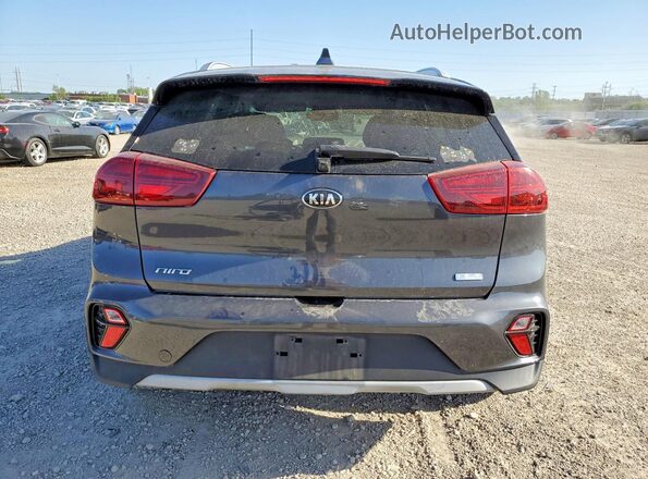 KNDCD3LD5L5387430 2020 KIA NIRO Gray Widok z tyłu