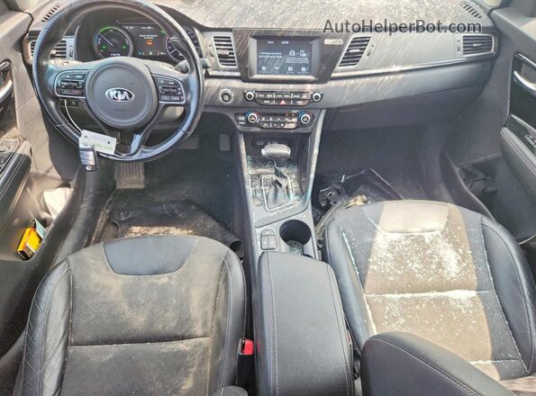 KNDCD3LD7K5312209 2019 KIA NIRO Black წინა პანელის ხედი