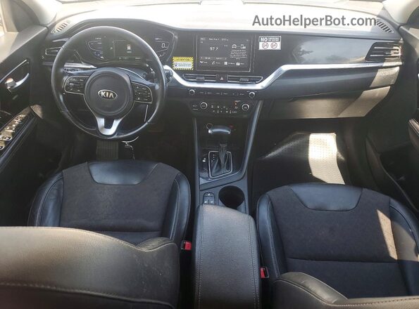 KNDCD3LD8L5391620 2020 KIA NIRO White წინა პანელის ხედი