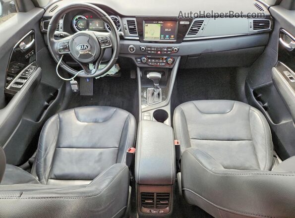 KNDCE3LC1H5063418 2017 KIA NIRO Gray წინა პანელის ხედი