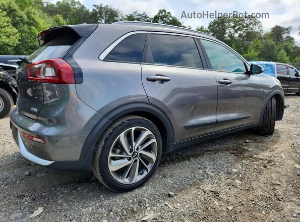 KNDCE3LC1H5063418 2017 KIA NIRO Gray უკანა მარჯვენა