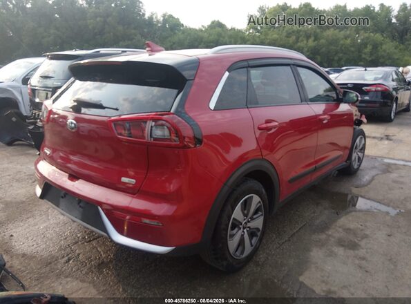 KNDCE3LC1J5171334 2018 KIA NIRO Red Trasero derecho