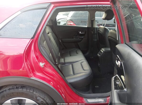KNDCE3LC1J5171334 2018 KIA NIRO Red Vista de la etiqueta del VIN