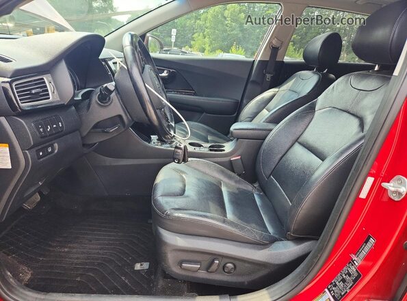 KNDCE3LC4H5049075 2017 KIA NIRO Red Սալոնի դիմացի տեսք