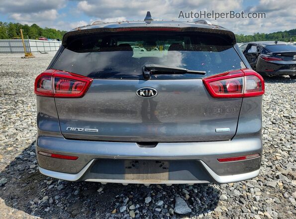 KNDCE3LC4H5057807 2017 KIA NIRO Серый Вид сзади