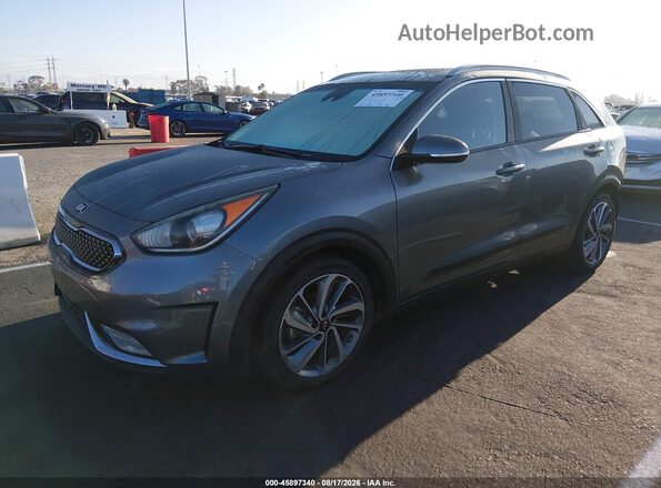 KNDCE3LC5H5051546 2017 KIA NIRO Black წინა მარცხენა ხედი სამი მეოთხედიდან