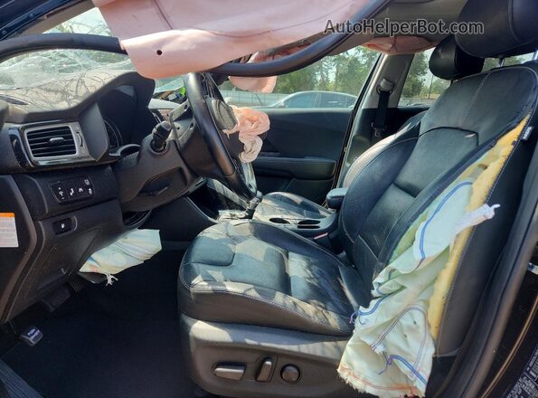 KNDCE3LC6K5223316 2019 KIA NIRO Black Vista interior delantera