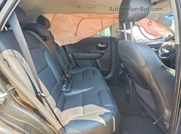 KNDCE3LC6K5223316 2019 KIA NIRO Black Vista de los asientos traseros