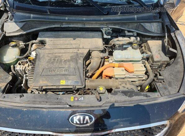 KNDCE3LC6K5223316 2019 KIA NIRO Black Vista interior trasera