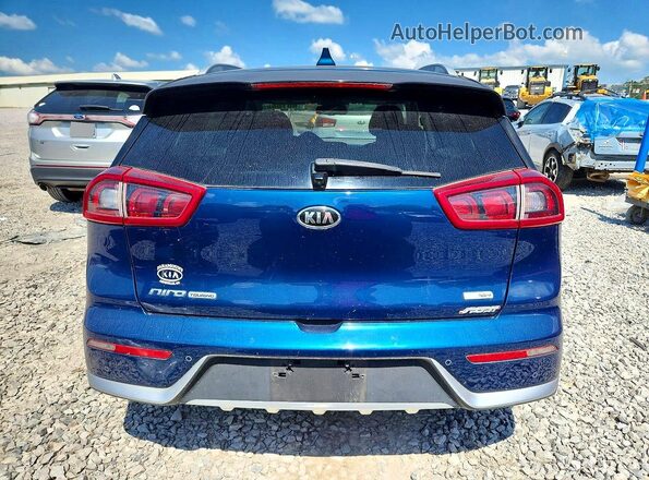 KNDCE3LC7K5240285 2019 KIA NIRO Blue Հետևի տեսք