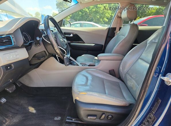 KNDCE3LC7K5240285 2019 KIA NIRO Blue Սալոնի դիմացի տեսք