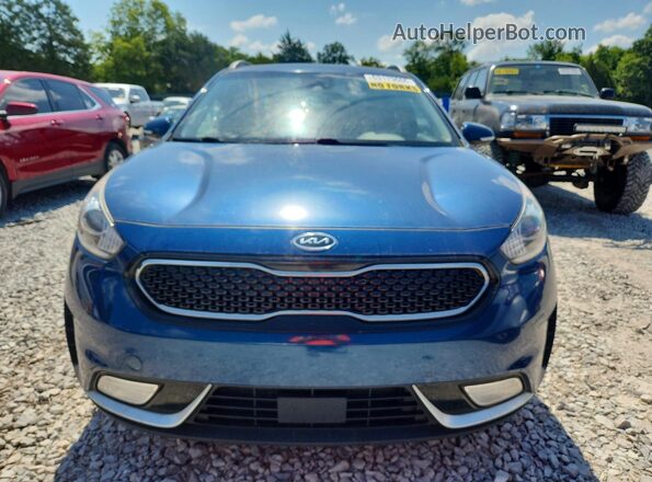 KNDCE3LC7K5240285 2019 KIA NIRO Blue Դիմացի տեսք