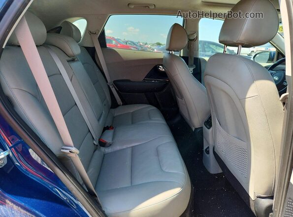 KNDCE3LC7K5240285 2019 KIA NIRO Blue Սալոնի հետևի տեսք