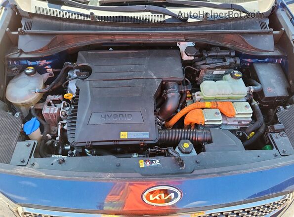 KNDCE3LC7K5240285 2019 KIA NIRO Blue Շարժիչի բաժամունքի տեսք