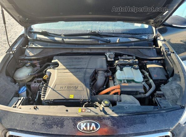 KNDCE3LC8H5063920 2017 KIA NIRO Black Շարժիչի բաժամունքի տեսք