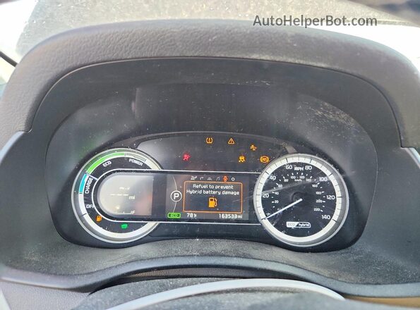 KNDCE3LC8H5063920 2017 KIA NIRO Black Սարքավորումների վահանակի տեսք