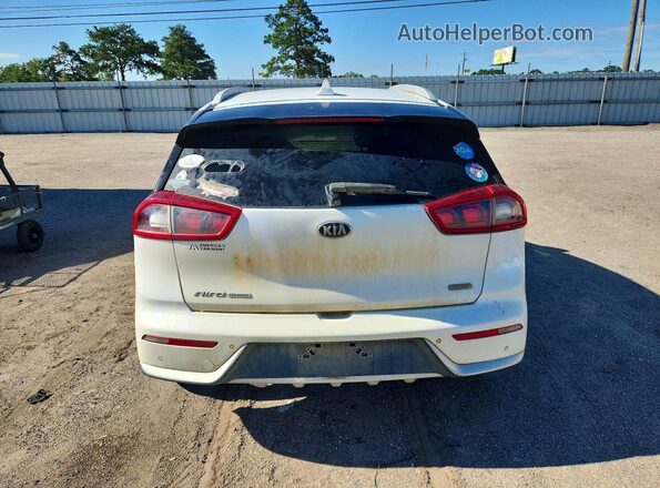 KNDCE3LC8H5069992 2017 KIA NIRO White Вид ззаду