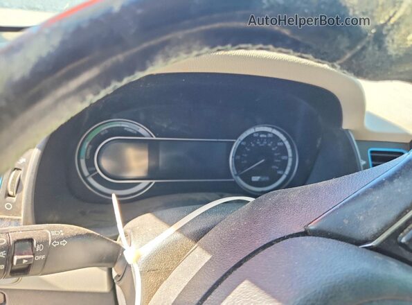 KNDCE3LC8H5069992 2017 KIA NIRO White Вид щитка приладів