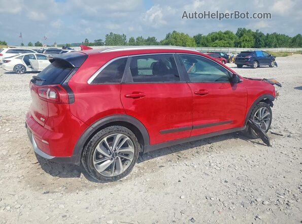 KNDCE3LC8H5090406 2017 KIA NIRO Burgundy უკანა მარჯვენა