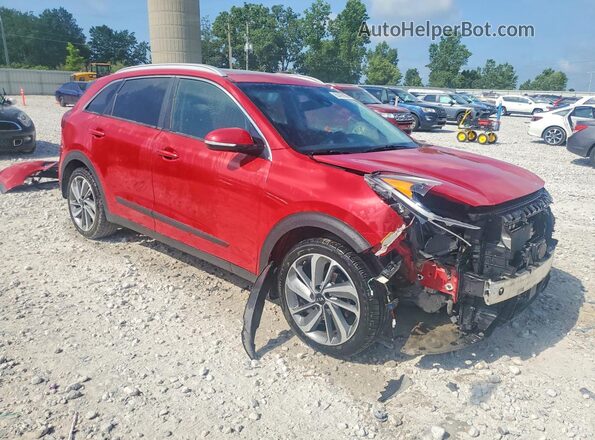 KNDCE3LC8H5090406 2017 KIA NIRO Burgundy წინა მარჯვენა