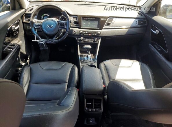 KNDCE3LC8K5324471 2019 KIA NIRO Blue წინა პანელის ხედი