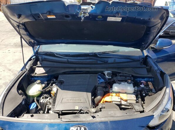 KNDCE3LC8K5324471 2019 KIA NIRO Blue უკანა სალონის ხედი