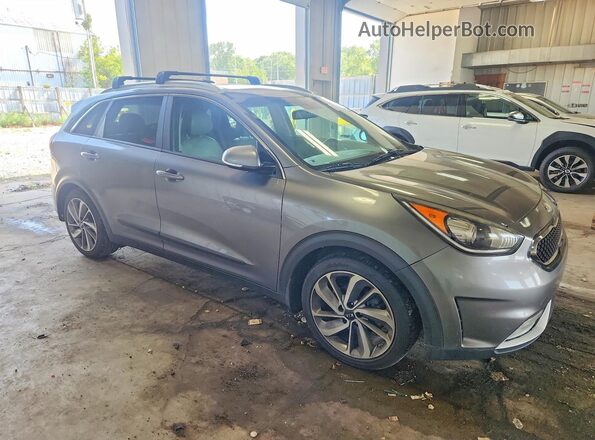 KNDCE3LC9H5062372 2017 KIA NIRO Gray Przód prawy