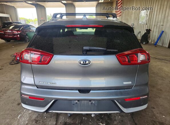 KNDCE3LC9H5062372 2017 KIA NIRO Gray Widok z tyłu