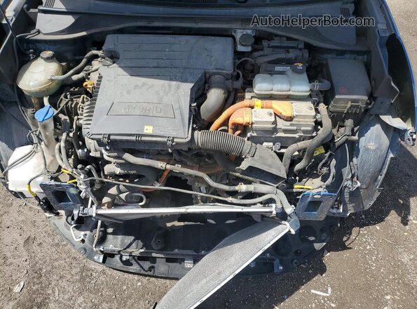 KNDCE3LC9K5321174 2019 KIA NIRO Blue Вид задньої частини салону