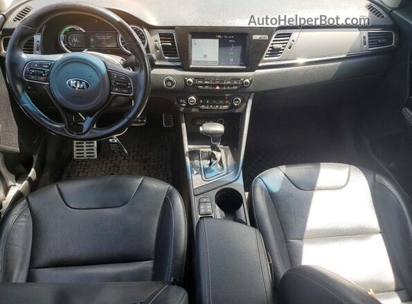 KNDCE3LC9K5321174 2019 KIA NIRO Blue Вид панелі приладів