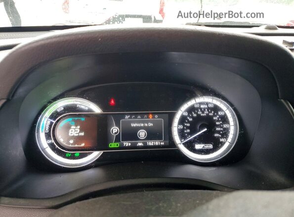 KNDCE3LCXH5051249 2017 KIA NIRO Black Vista del cuadro de instrumentos