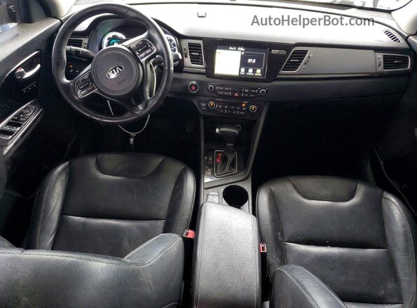 KNDCE3LCXH5051249 2017 KIA NIRO Black Vista del salpicadero