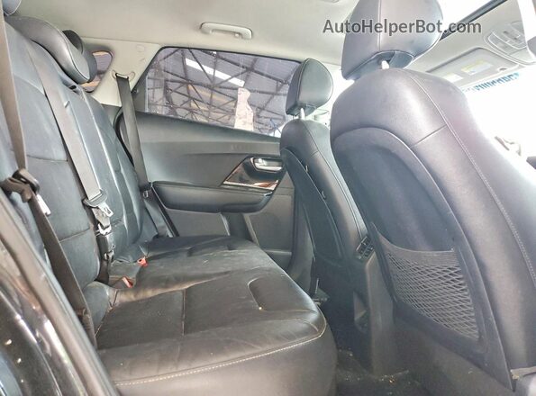 KNDCE3LCXH5051249 2017 KIA NIRO Black Vista de los asientos traseros