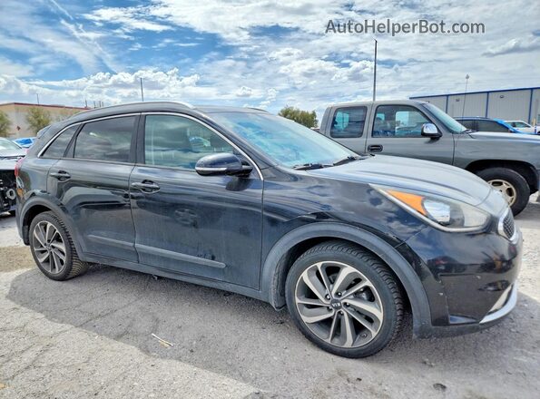 KNDCE3LCXH5056032 2017 KIA NIRO Black წინა სალონის ხედი