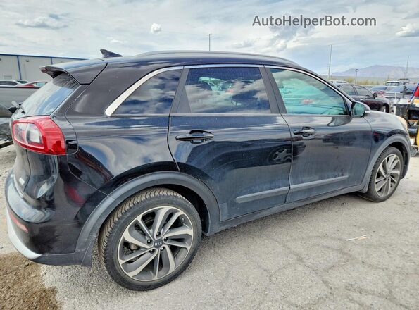 KNDCE3LCXH5056032 2017 KIA NIRO Black უკანა ხედი