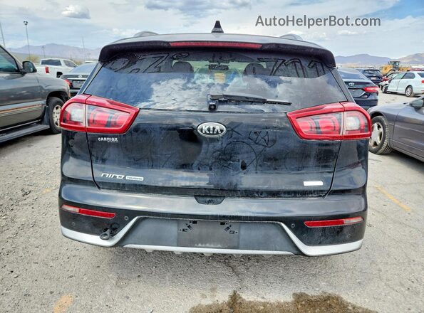 KNDCE3LCXH5056032 2017 KIA NIRO Black ძრავის განყოფილების ხედი